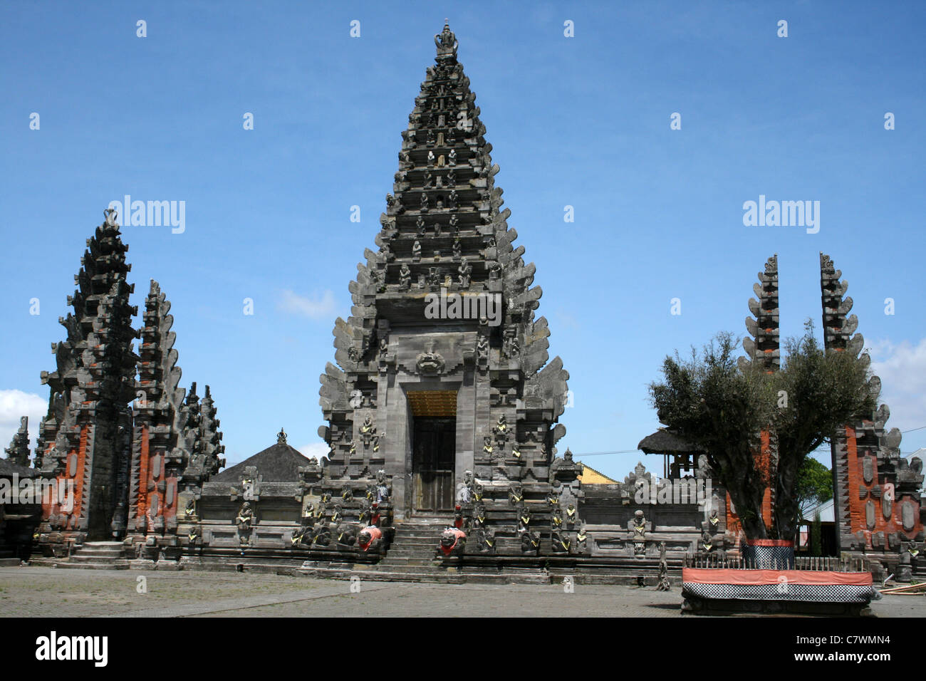 Ulun Danu Batur Tempio a Bali Foto Stock