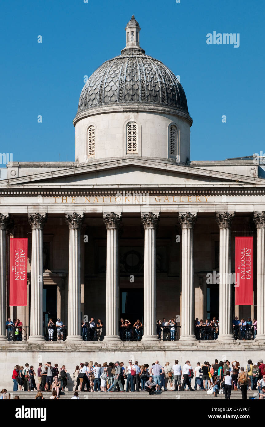 La National Gallery di Londra, Inghilterra Foto Stock
