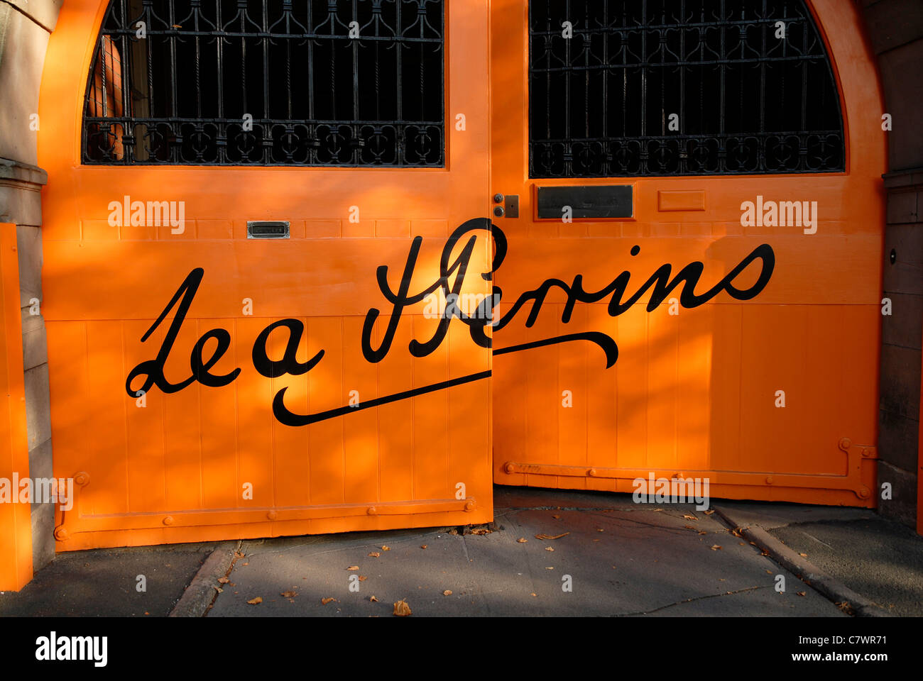 Lea e salsa Perrins cancelli di fabbrica a Worcester, 2011. Foto Stock