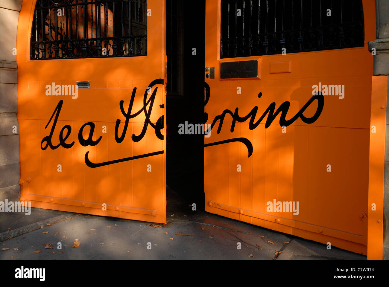 Lea e salsa Perrins cancelli di fabbrica a Worcester, 2011. Foto Stock