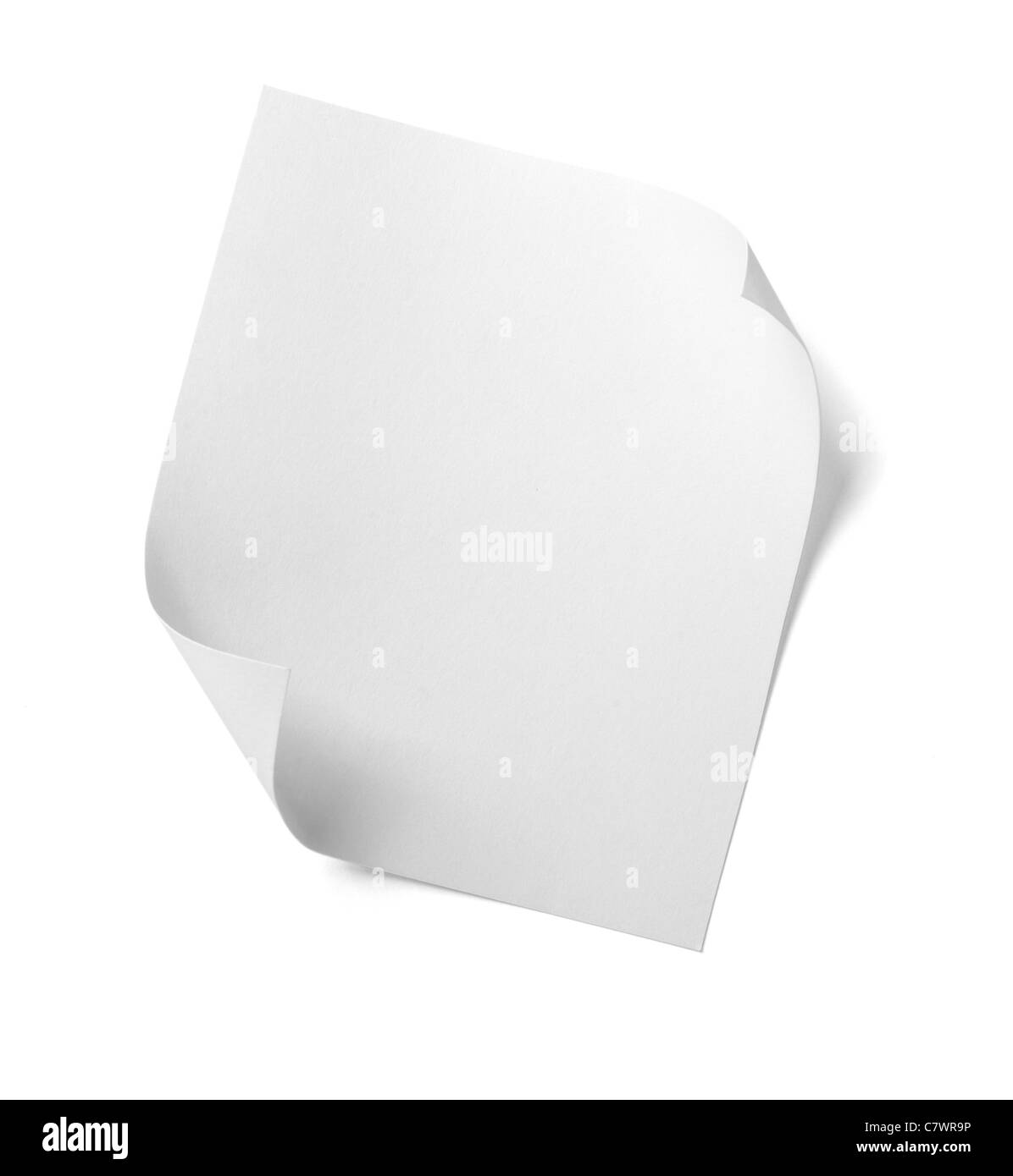 documento di nota Foto Stock