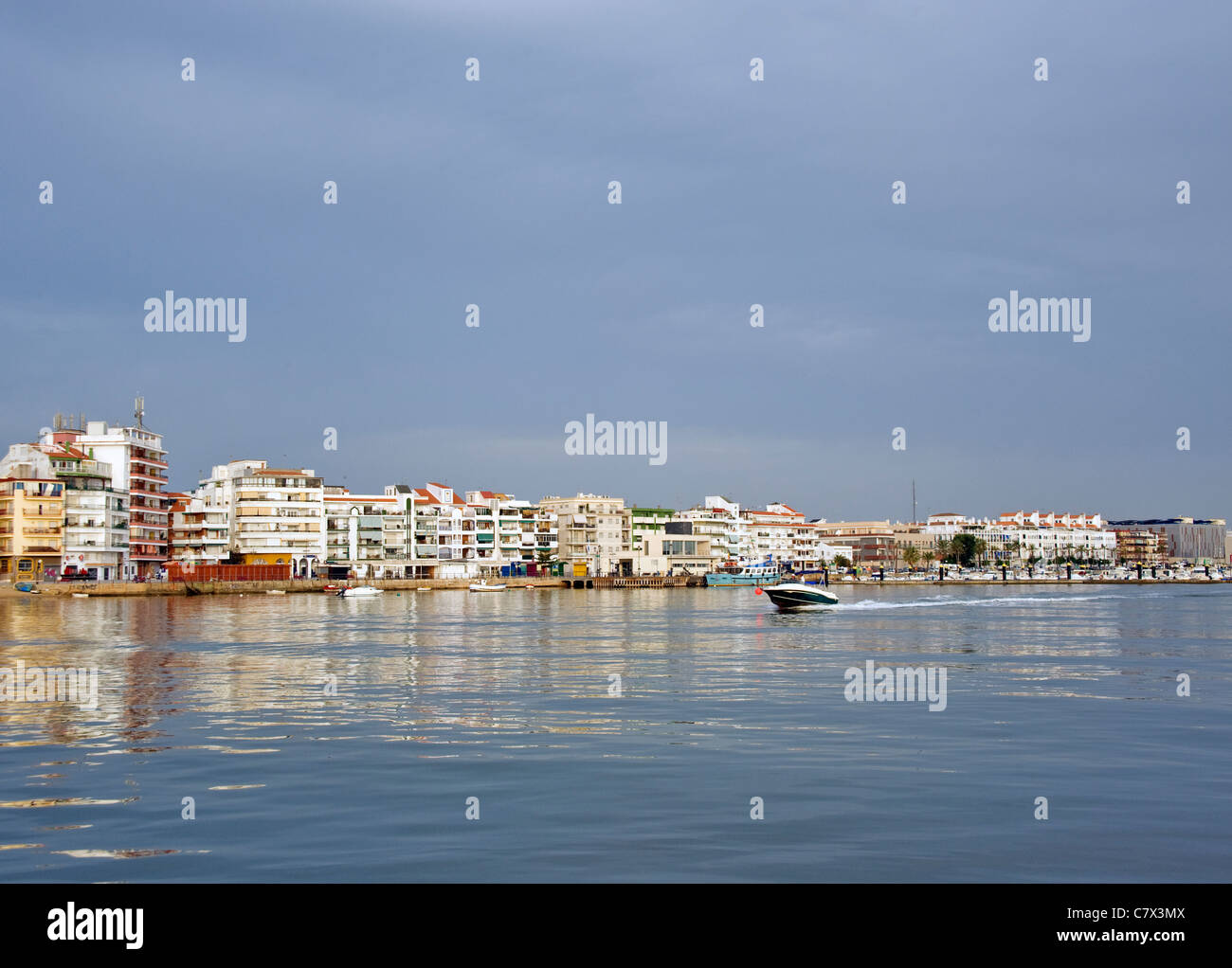 Punta Umbria, Huelva, Costa de la Luz. Situato tra Cartaya e città di Huelva, Spagna Foto Stock