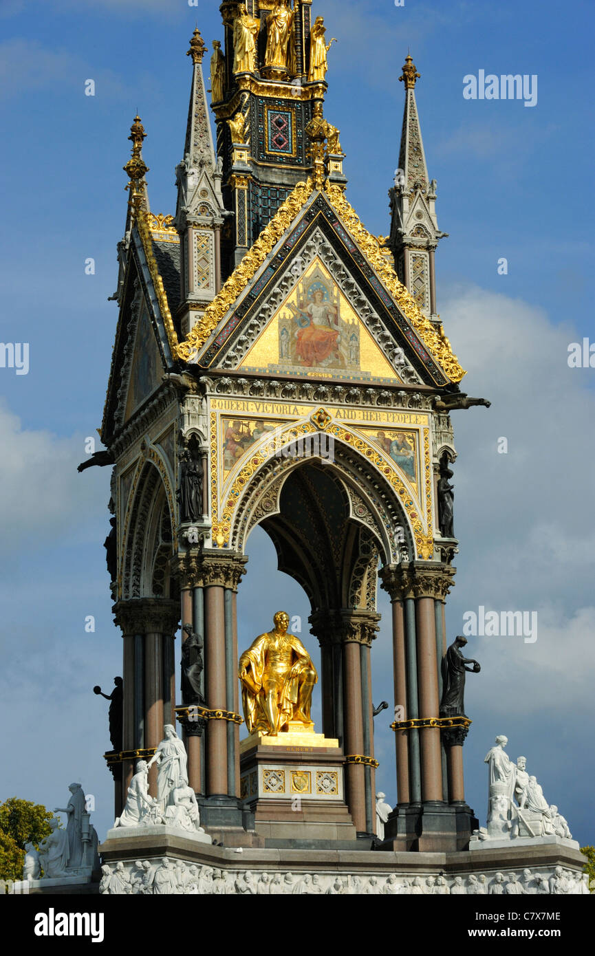 L'Albert Memorial in Hyde Park Foto Stock