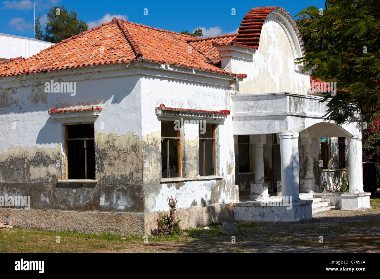 Casa portoghese, Manatuto, Timor orientale, Asia Foto Stock