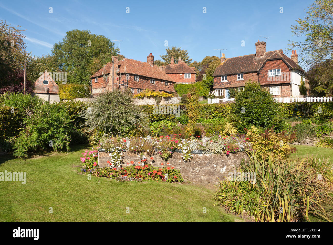 Kentish village di Kemsing, Sevenoaks, Kent Foto Stock