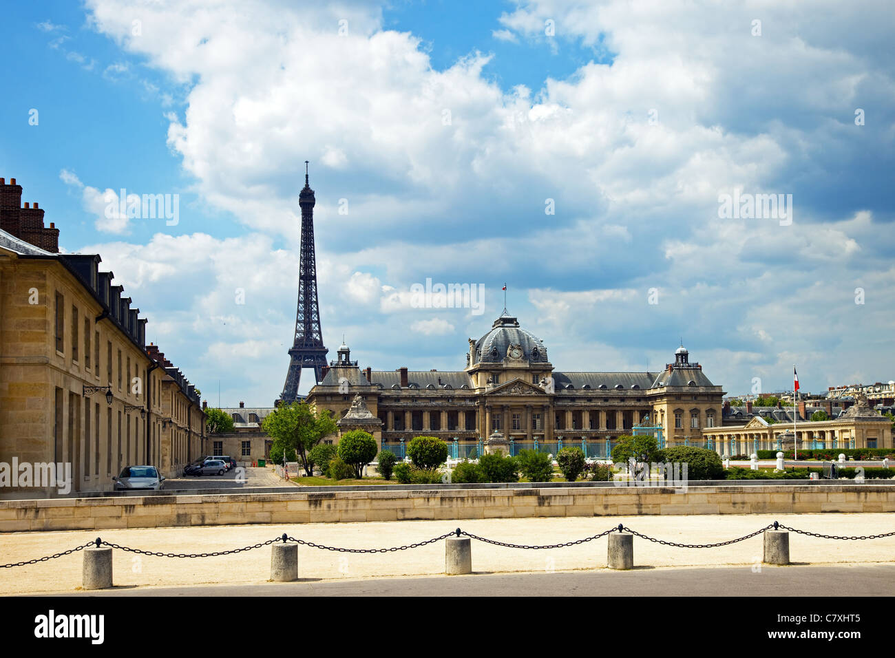 L Ecole Militaire di Parigi, Francia. Foto Stock