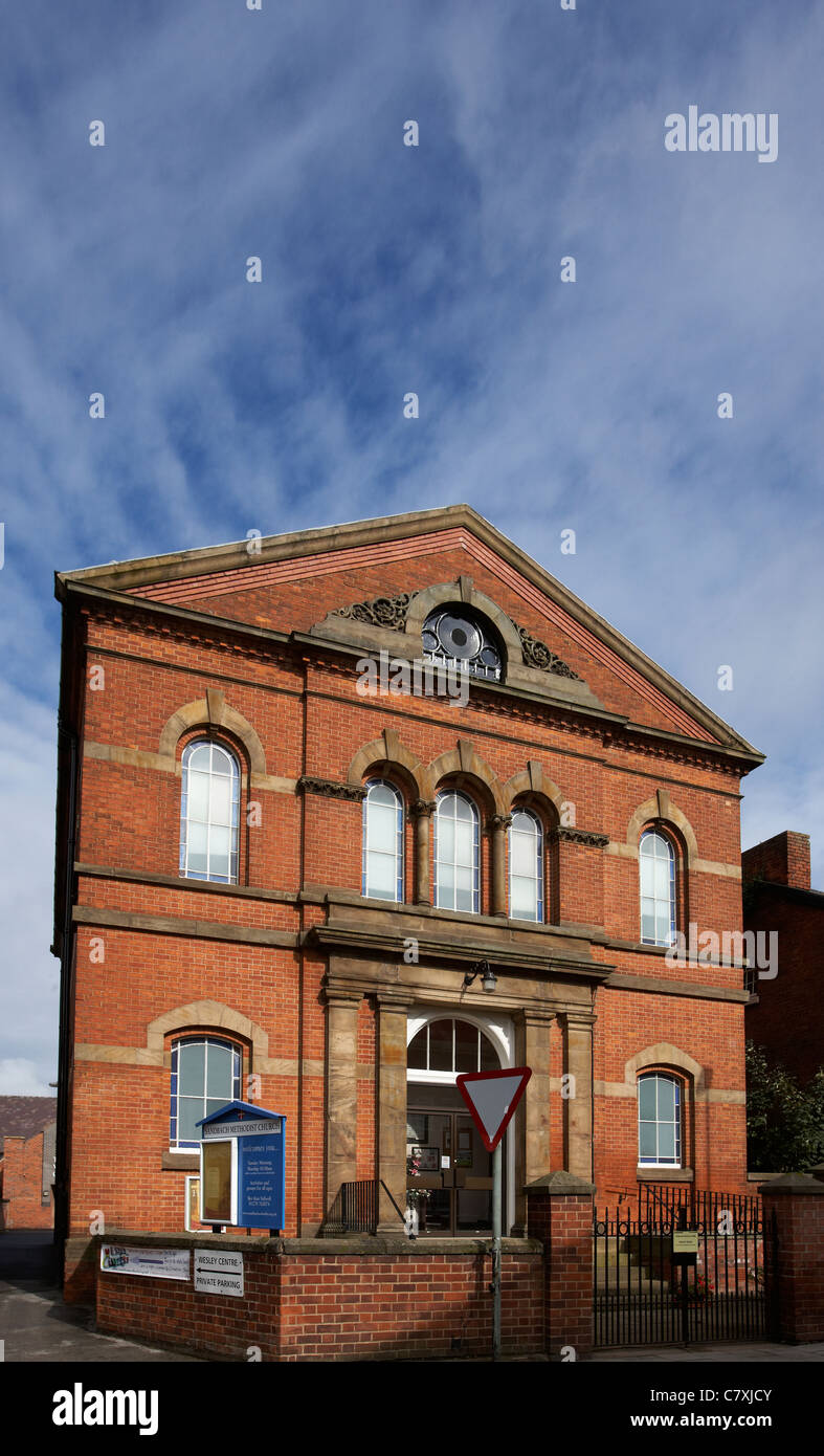 Chiesa Metodista di Sandbach CHESHIRE REGNO UNITO Foto Stock