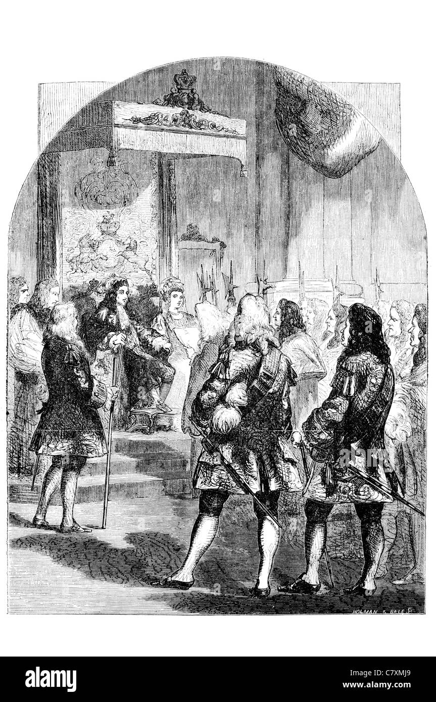 William III & II 1650 1702 Principe Sovrano della casa di Orange Nassau re regal royal regale imperiale regnante dominatrice sovrana Foto Stock