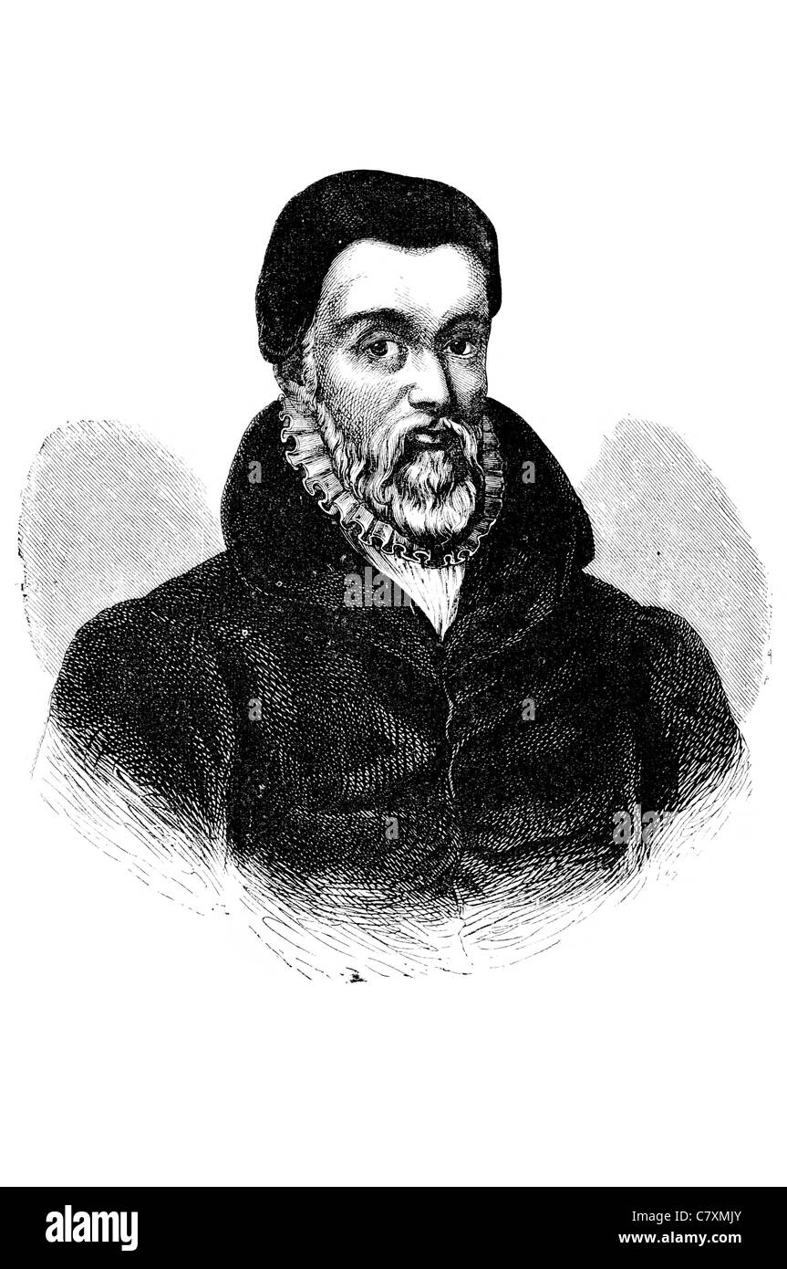 William Tyndale Tindall Tindill Tyndall 1494 1536 studioso inglese traduttore intellettuale accademico riformismo protestante Foto Stock