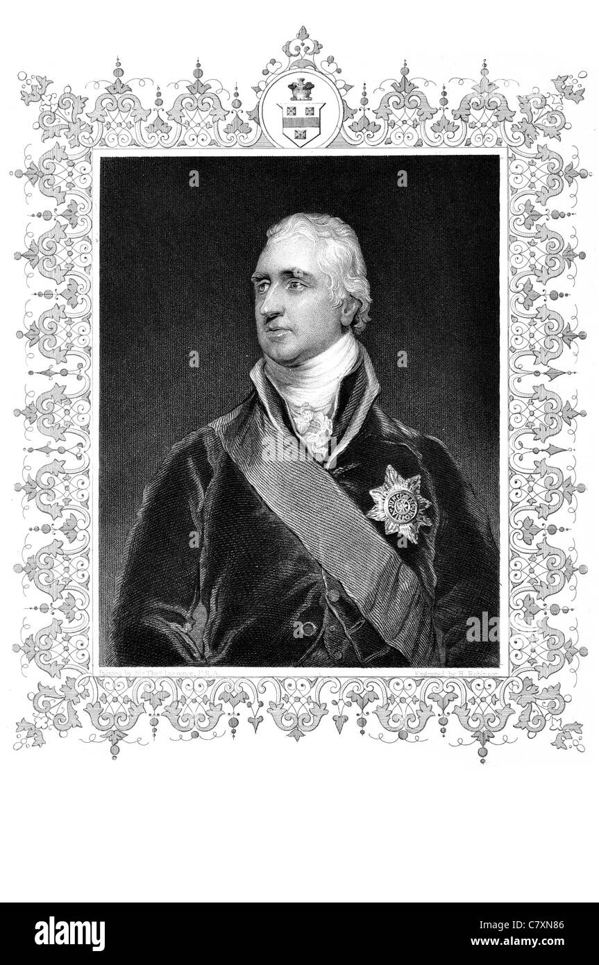 Charles Whitworth primo Earl Whitworth GCB PC 1752 1825 Il Signore Visconte diplomatico inglese candidato Foto Stock
