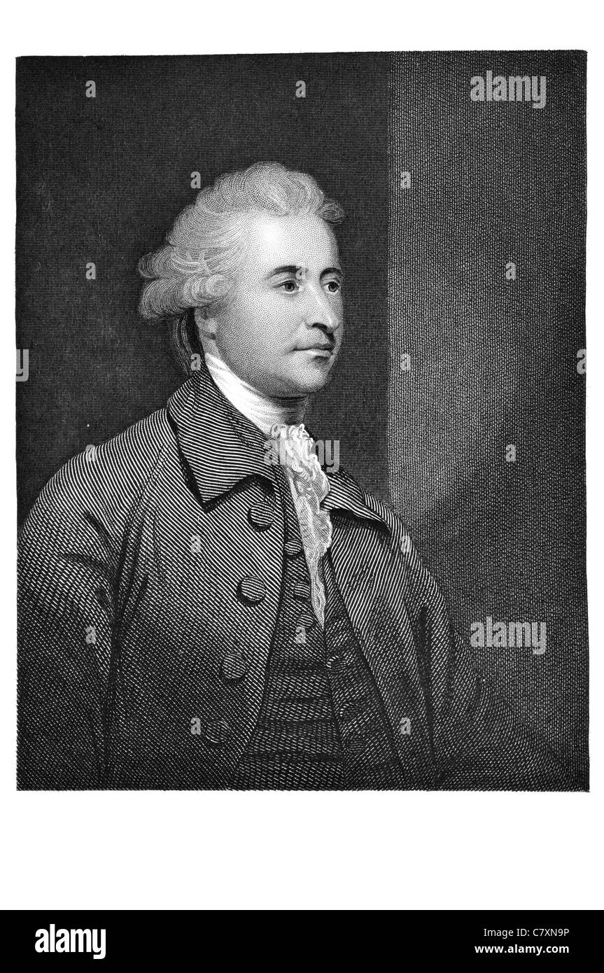 Edmund Burke PC 1729 1797 statista irlandese autore oratore un teorico politico filosofo House of Commons partito Whig Foto Stock