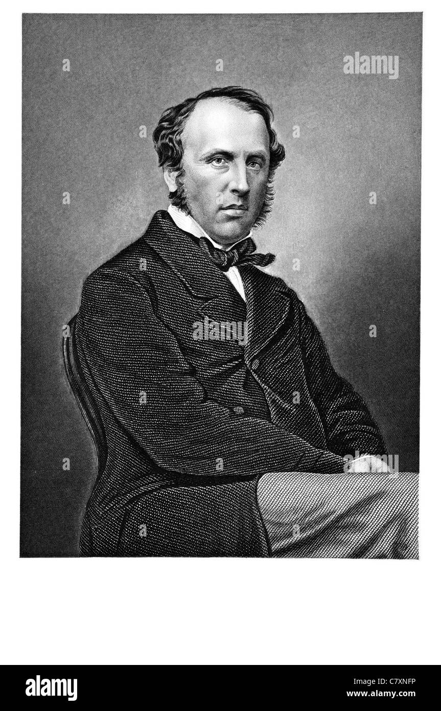 Charles John Canning primo Earl Canning 1812 1862 Il visconte Canning statista inglese Governatore Generale dell India indiano Foto Stock