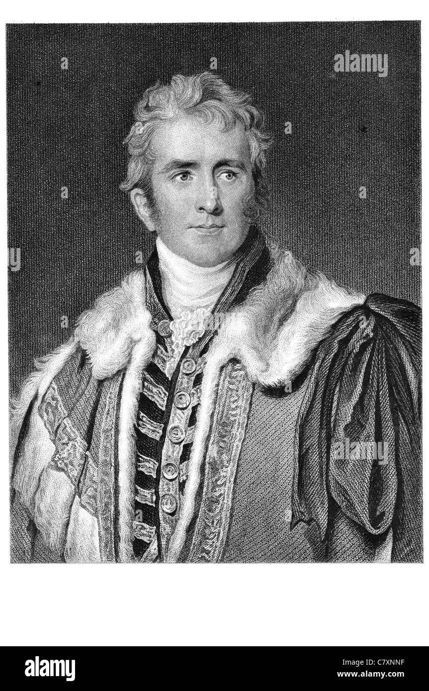 William Pitt Amherst primo Earl Amherst 1773 1857 diplomatico inglese amministratore coloniale Governatore Generale dell India politico Foto Stock