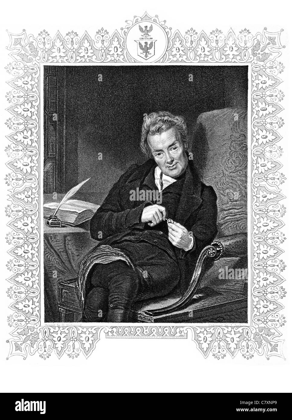 William Wilberforce 1759 1833 politico britannico filantropo abolire il commercio degli schiavi schiavitù membro del Parlamento politico Foto Stock