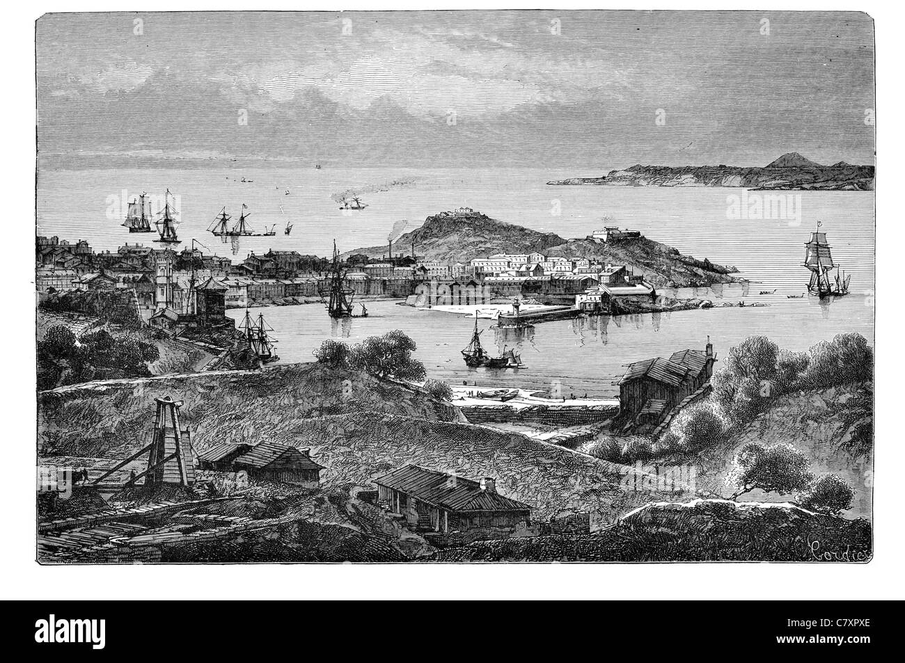 St Ives cittadina balneare civile porta parrocchiale Cornwall Inghilterra Regno Unito Mare Celtico holiday resort Foto Stock