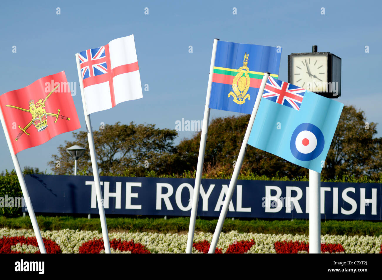 Royal British Legion visualizzare Plymouth Regno Unito Foto Stock