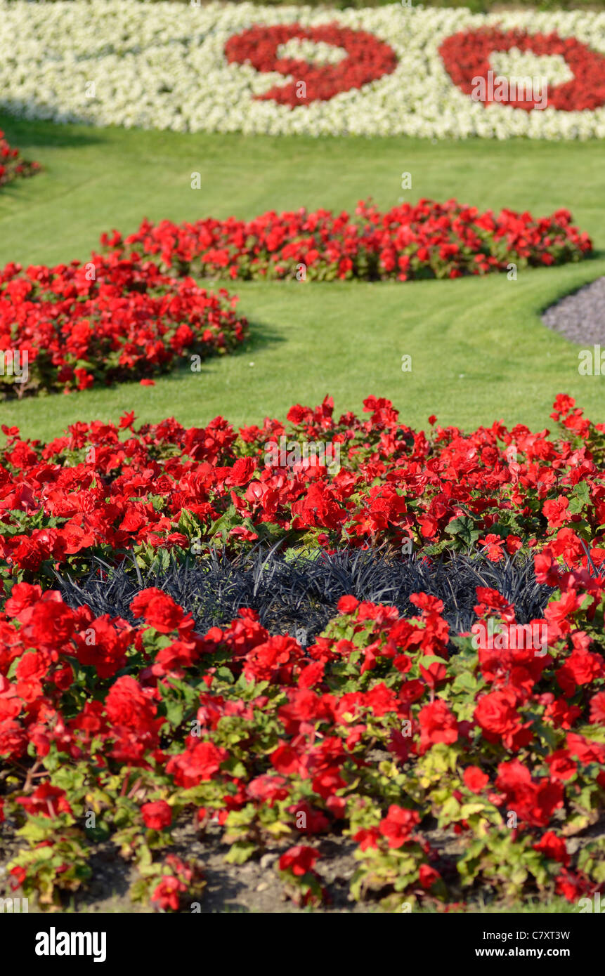 Royal British Legion 90 anni di anniversario giardino Plymouth Devon UK Foto Stock