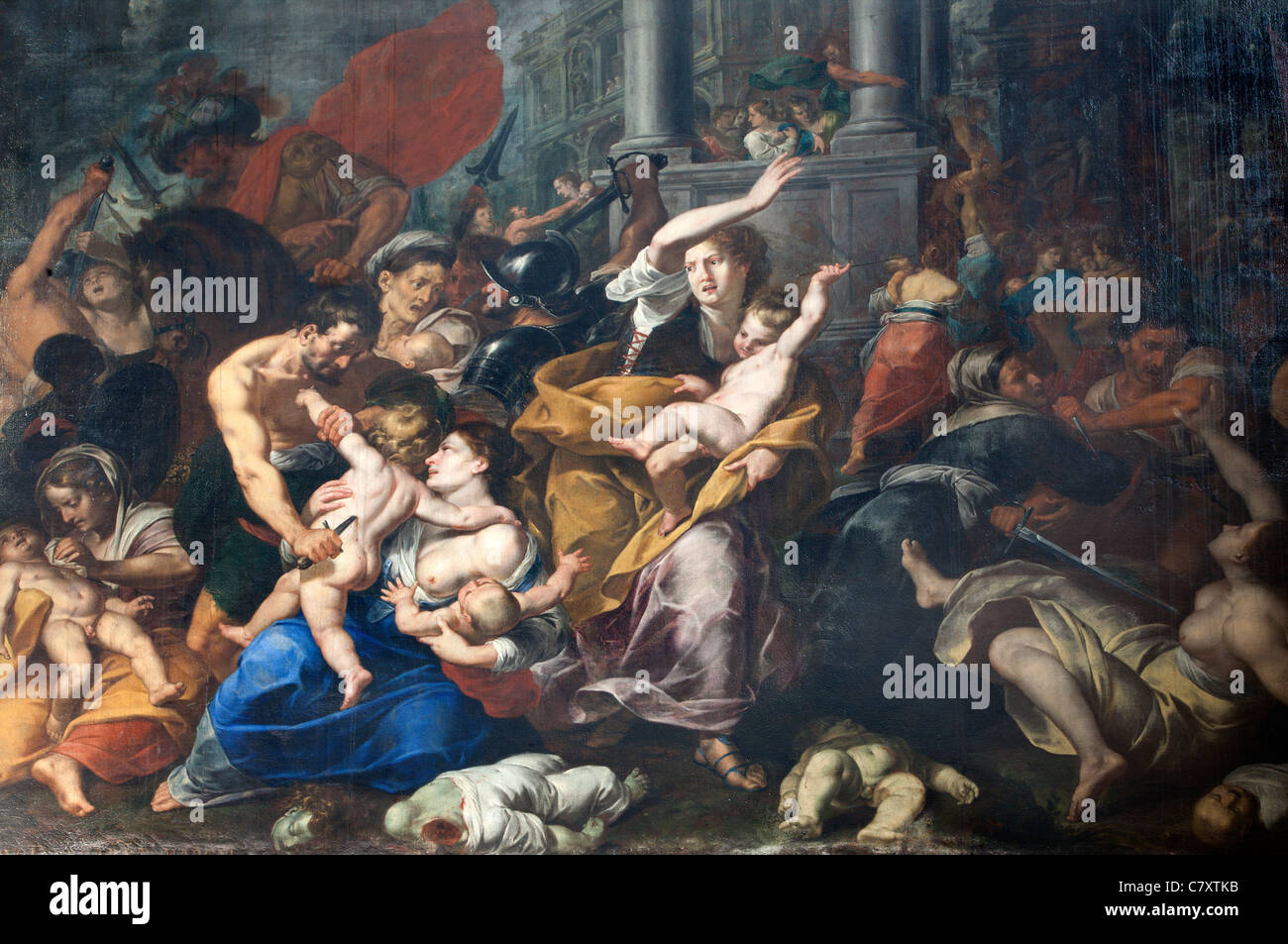 Milano - la vernice del massacro degli innocenti da San Eustorgio chiesa Foto Stock