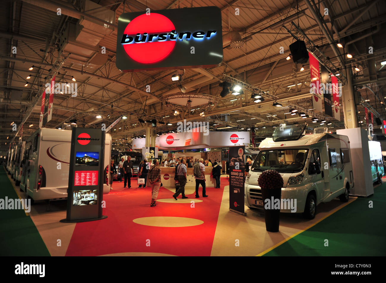 Salon des Vehicules des loisirs, campeggio show di Parigi Le Bourget 2011 Foto Stock