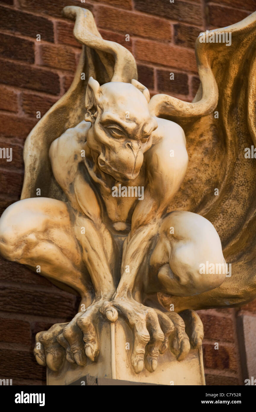 Statua del Gargoyle Foto Stock