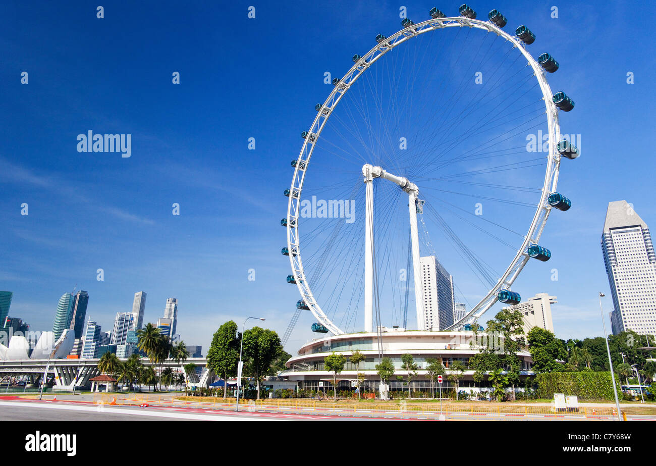 Il Singapore Flyer Foto Stock