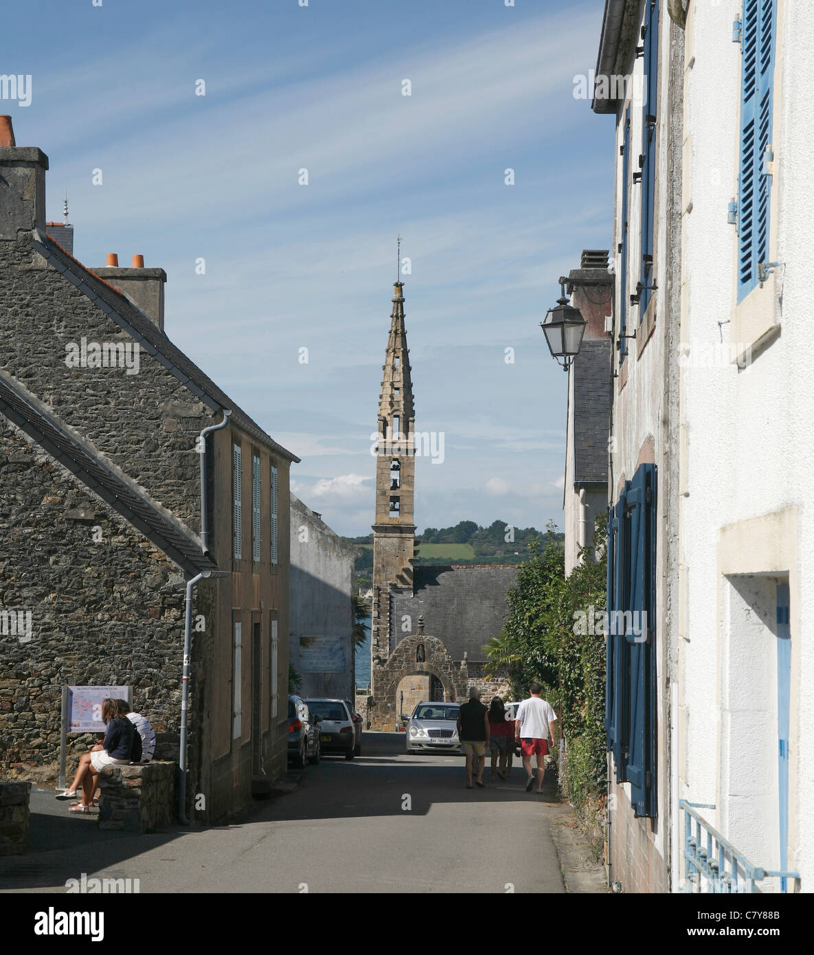 Landevennec, Brittany Foto Stock