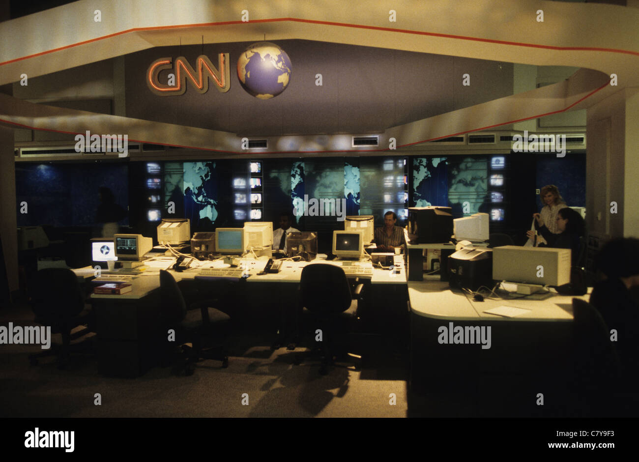 Stati Uniti d'America, Georgia, Atlanta, CNN Center Foto Stock