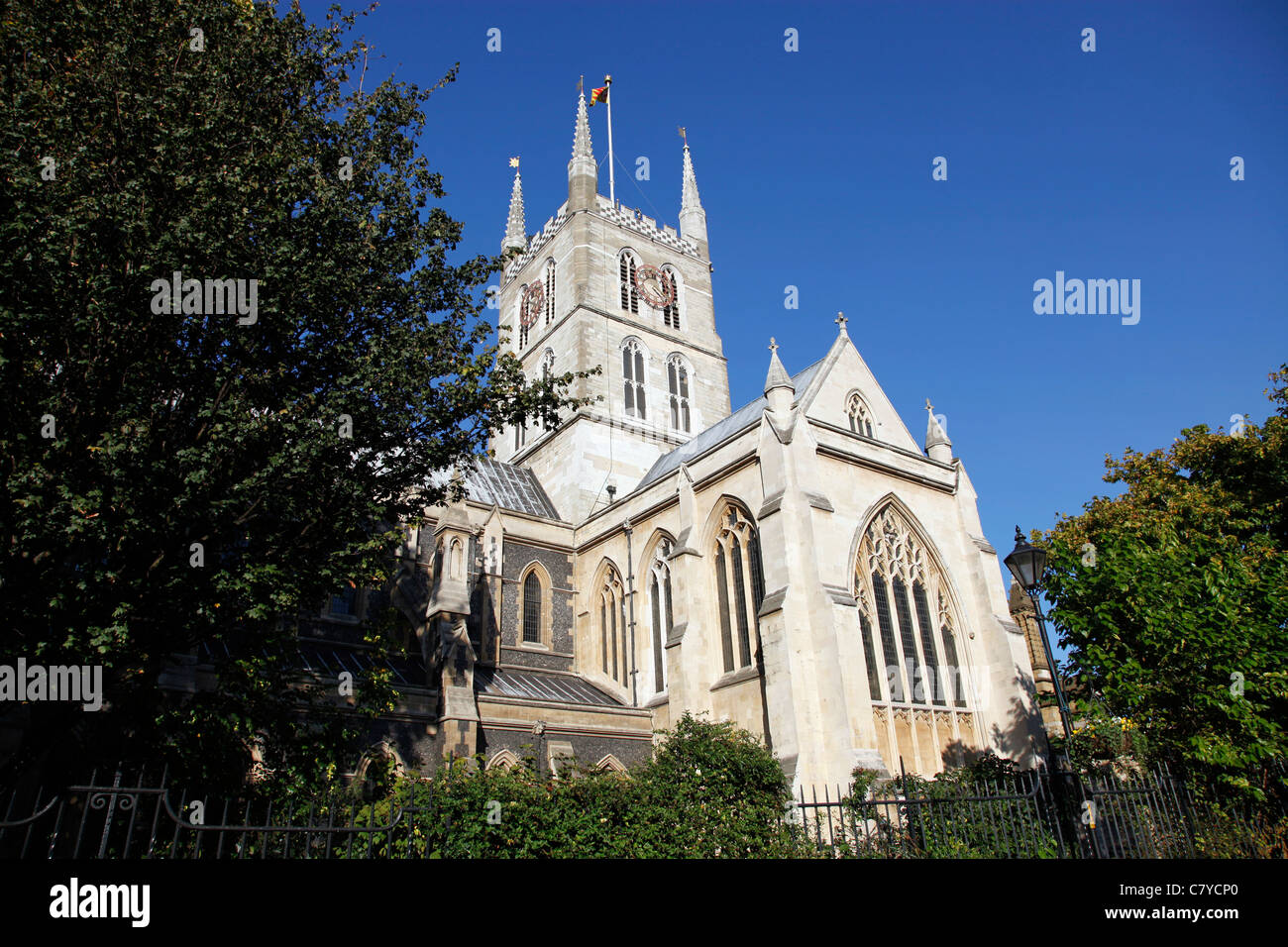 Cattedrale di Southwark, Southwark, Londra, Inghilterra Foto Stock