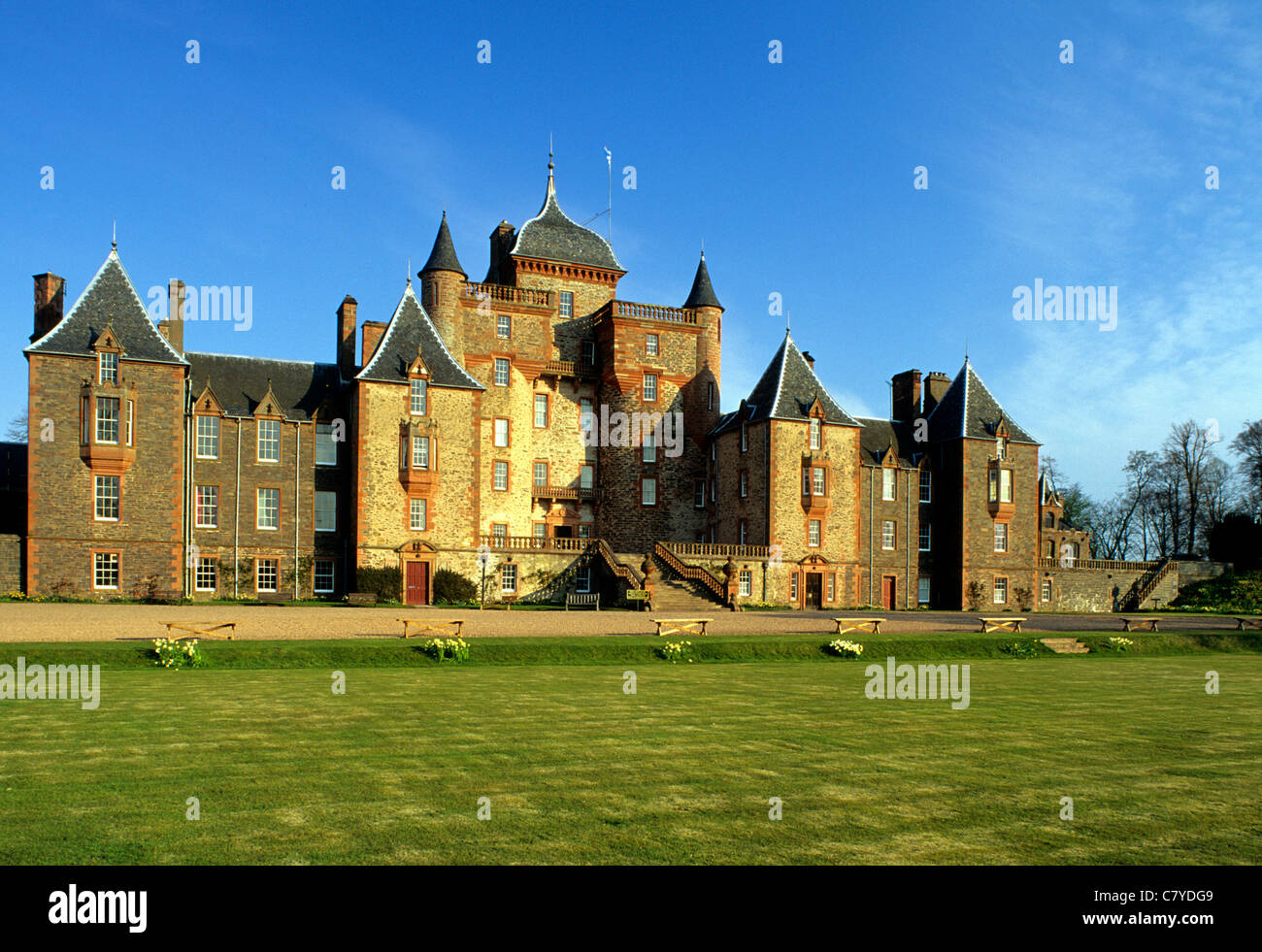 La Scozia, Scottish Borders, castello di Thirlestane Foto Stock