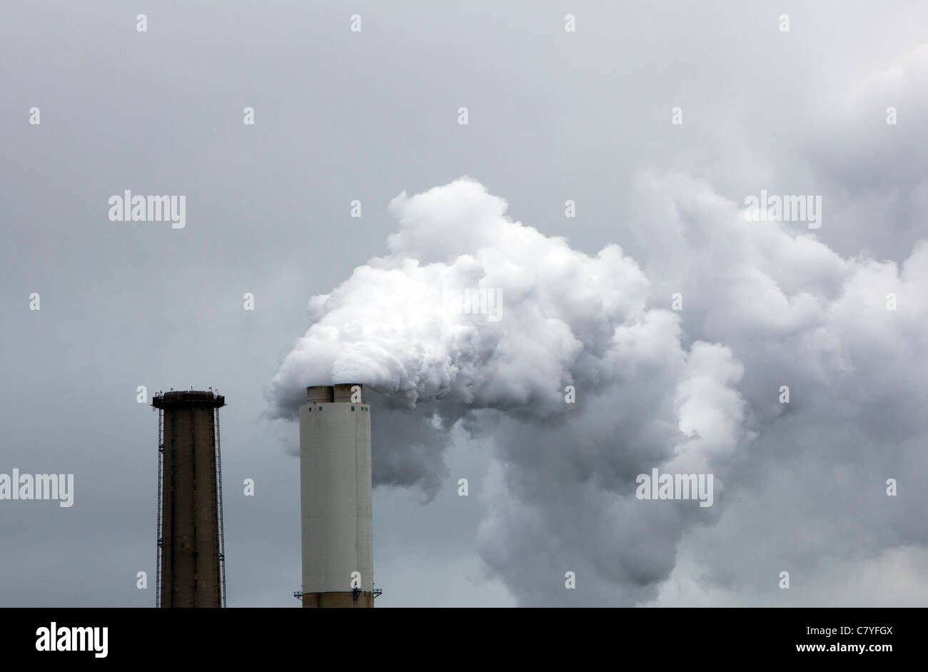 Coal-Fired Impianto di alimentazione azionata da DTE Energy Foto Stock