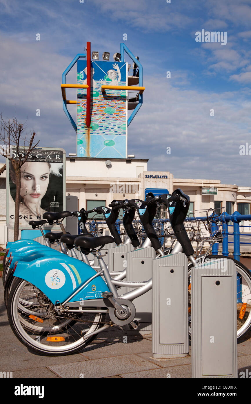 Noleggio biciclette Santander Cantabria Spagna Foto stock - Alamy