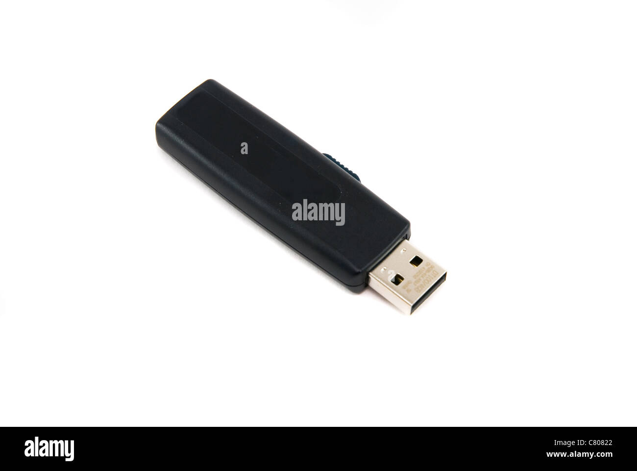 Pendrive USB su bianco Foto Stock
