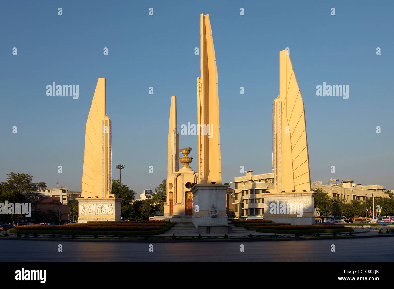 Thailandia, Bangkok,la democrazia un monumento Foto Stock