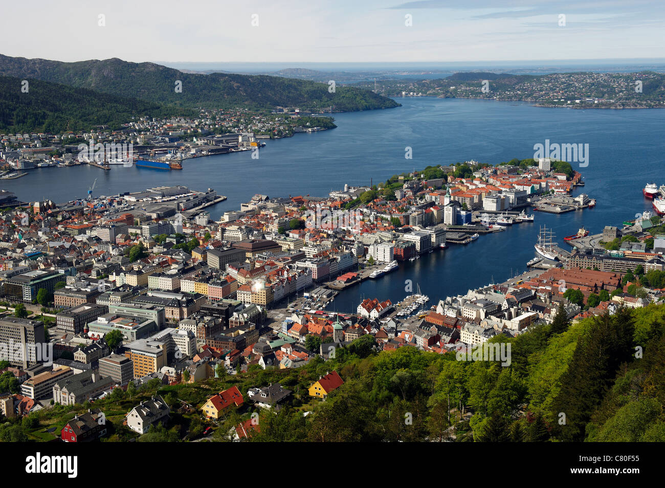 Norvegia, Bergen Foto Stock