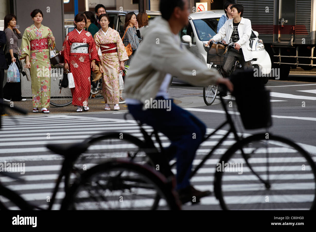 Giappone, Kyoto, scene di strada Foto Stock