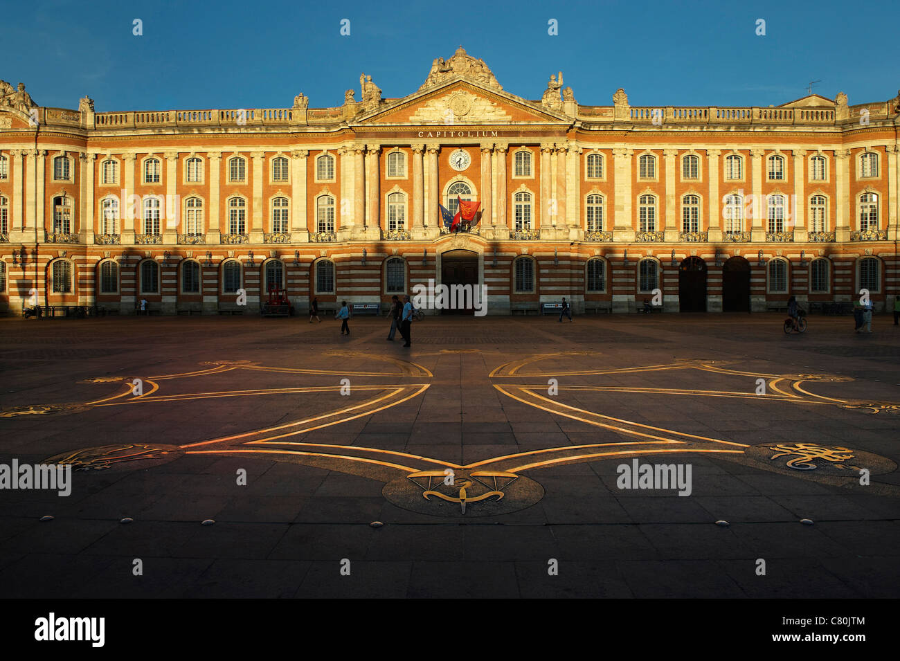 Francia, Midi Pirenei, Haute Garonne, Toulouse, Capitolium facciata Foto Stock