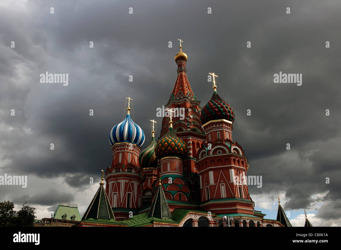 La Russia, Mosca, Piazza Rossa di San Basilio Foto Stock