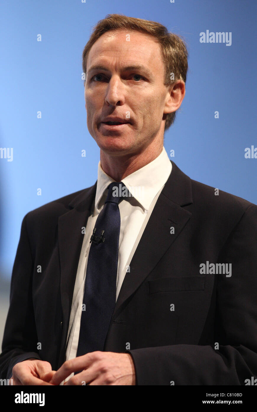 JIM MURPHY MP OMBRA DEL SEGRETARIO DI STATO PER IL 26 SETTEMBRE 2011 LA AAC LIVERPOOL ENGLAND Foto Stock