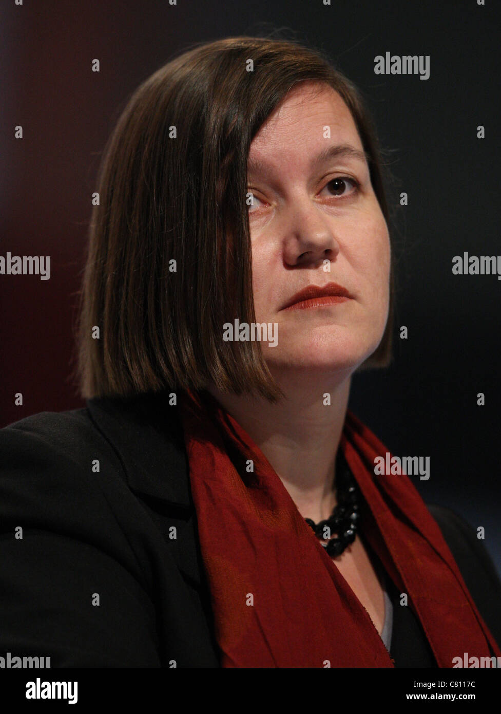 MEG HILLIER MP OMBRA IL SEGRETARIO DI STATO PER IL 27 SETTEMBRE 2011 LA AAC LIVERPOOL ENGLAND Foto Stock