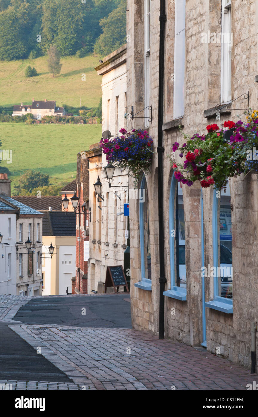 Cotswold città mercato Stroud, Gloucestershire, Regno Unito Foto Stock