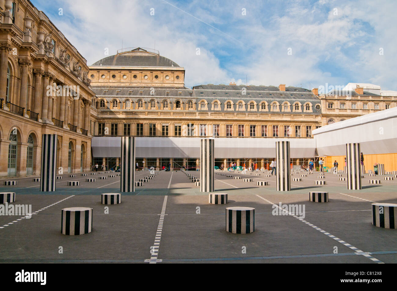 "Colonnes de Buren' ('Buren colonne dell') Foto Stock