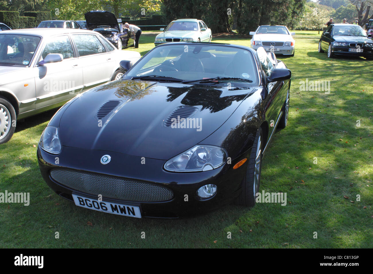 Jaguar XKR convertibile al ATCCC Putteridge Bury Classic Car Show 2011 Foto Stock