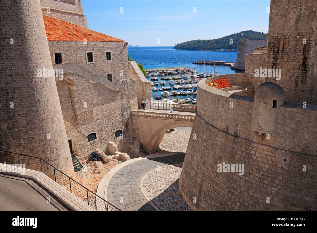 Dubrovnik, cancello PLOCE Foto Stock