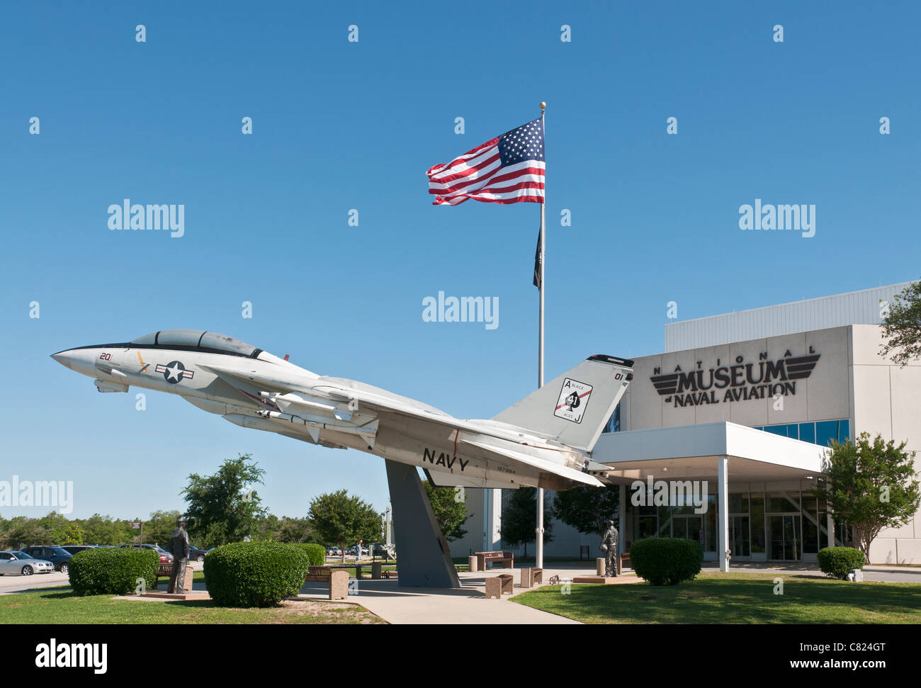 Florida, Pensacola, Museo nazionale di aviazione navale, Grumman F-14A Tomcat Foto Stock