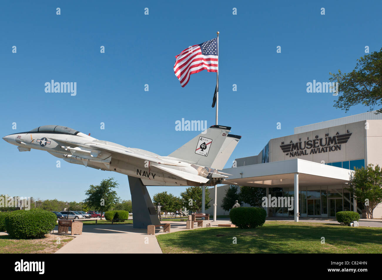 Florida, Pensacola, Museo nazionale di aviazione navale, Grumman F-14A Tomcat Foto Stock