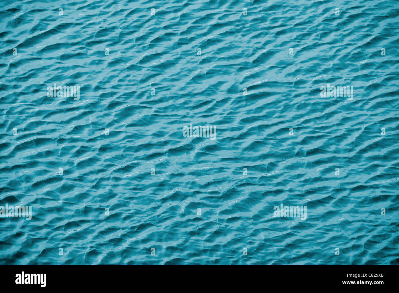 Mare blu acqua sullo sfondo di superficie Foto Stock