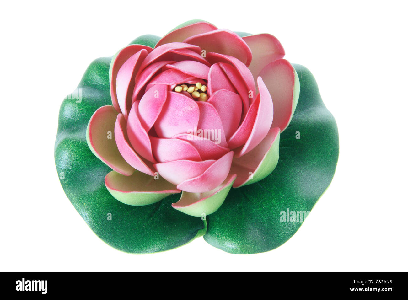 Fiore di loto ornamento Foto Stock