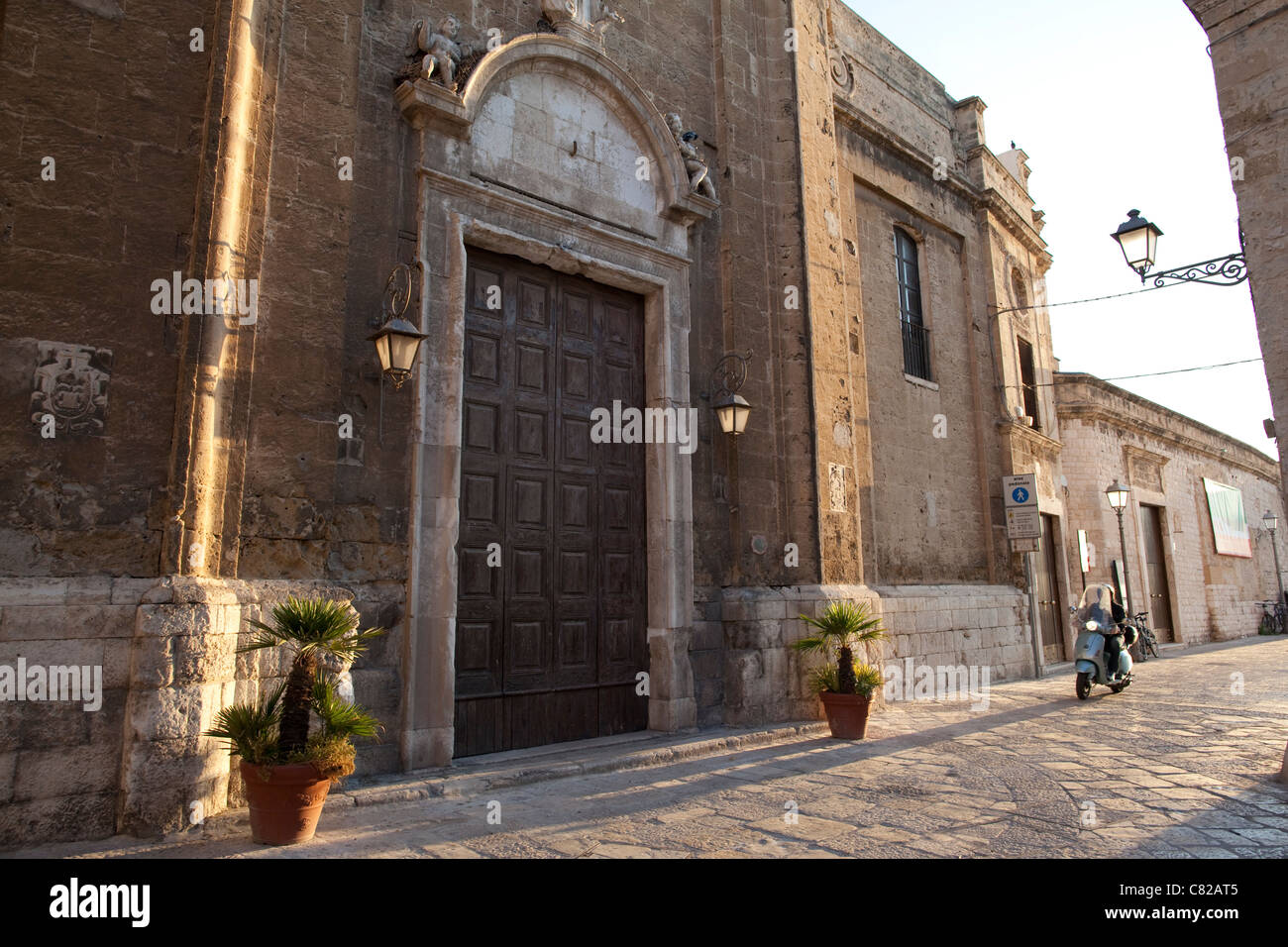 Strade bizantino di Bari vecchia, Puglia Italia. Foto:Jeff Gilbert Foto Stock