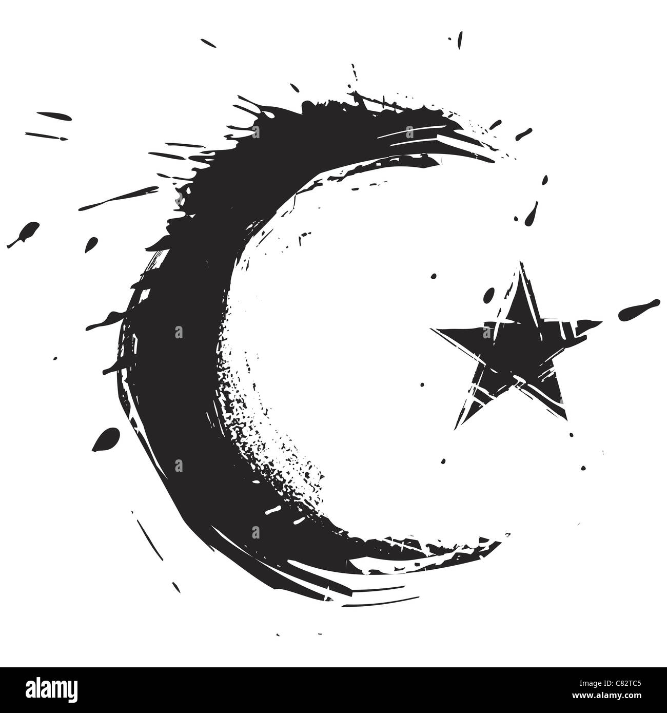Simbolo di Islam Foto Stock