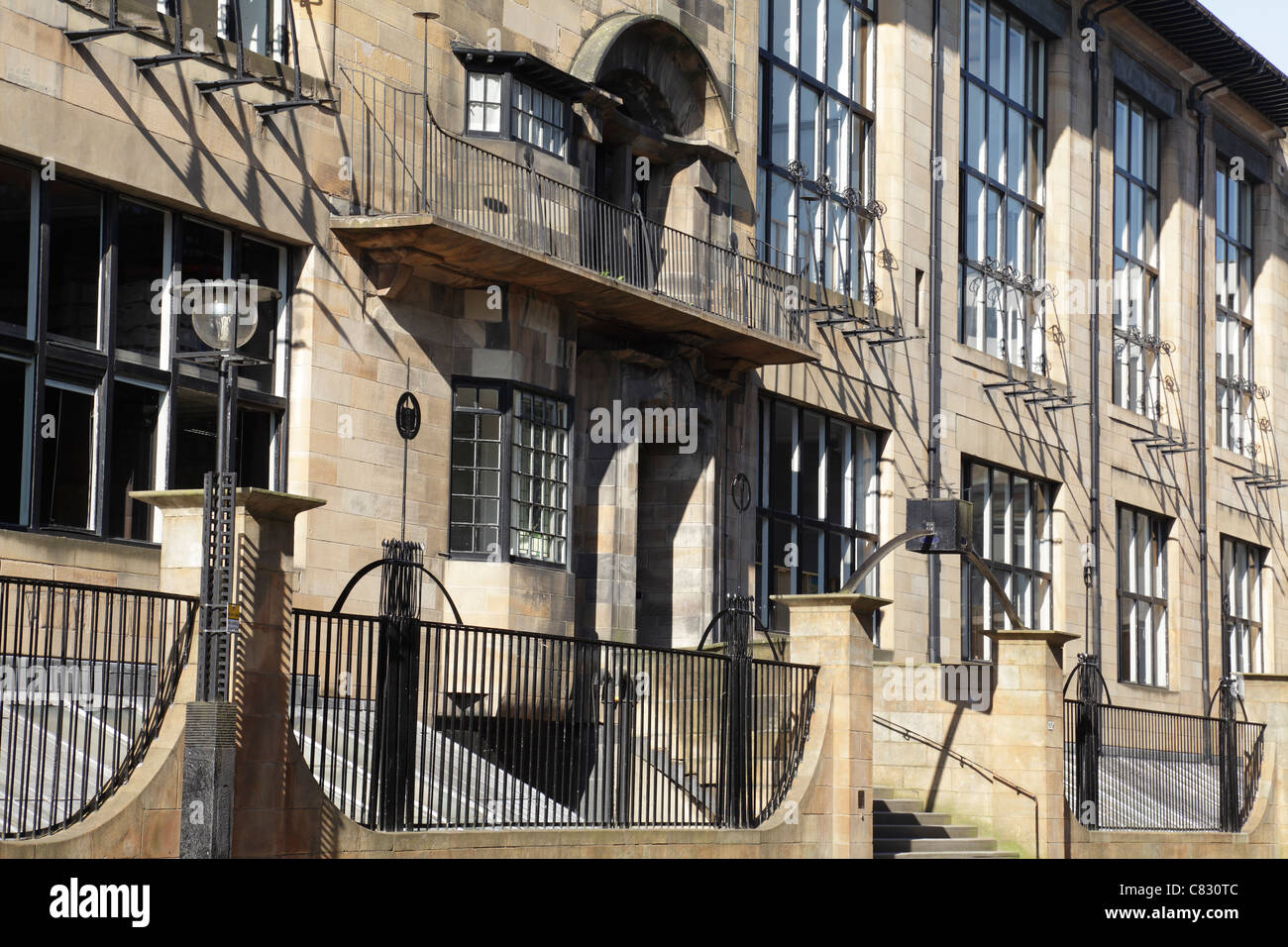 Glasgow School of Art progettato da Charles Rennie Mackintosh, Renfrew Street, Scozia, Regno Unito Foto Stock